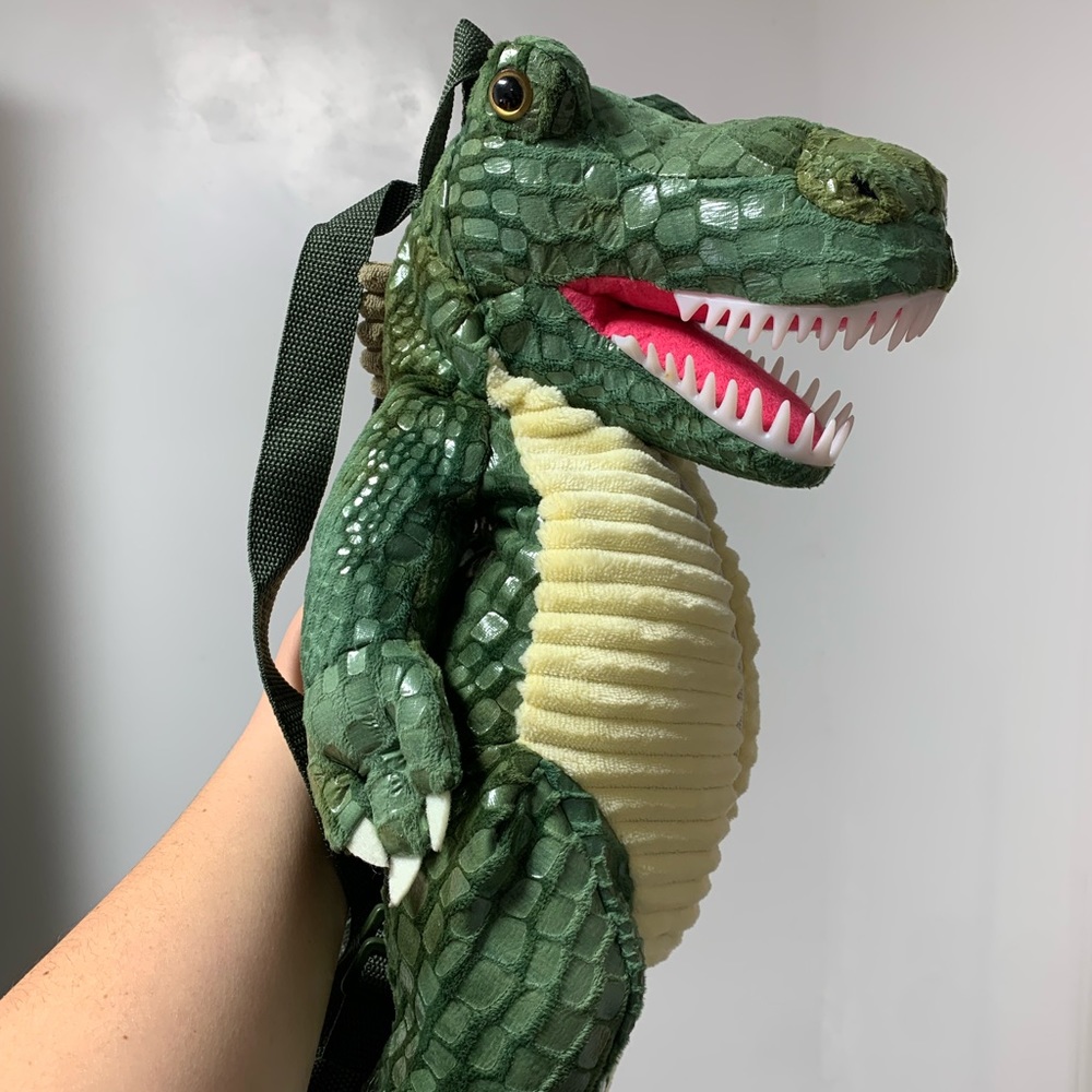 dinosaur backpack with pocket